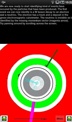 The app initially looks intimidating, but if you persist, the tutorial modes give a fairly gentle 'learning curve' towards understanding how the detectors surrounding the LHC work, and what they are looking for